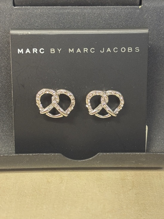 Marc By Marc Jacobs Jewelry - Marc by Marc Jacobs Gold-Tone Crystal Pretzel Stud Earrings NWT